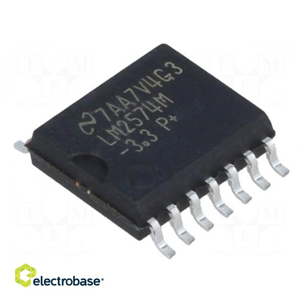 PMIC | DC/DC converter | Uin: 4÷40V | Uout: 3.3V | SO14-W | buck