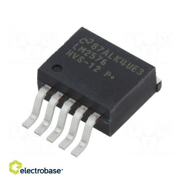 IC: PMIC | DC/DC converter | Uin: 4÷60VDC | Uout: 12VDC | 3A | TO263-5