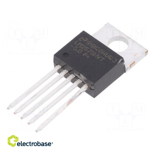 PMIC | DC/DC converter | Uin: 4÷60V | Uout: 5V | TO220-5 | buck