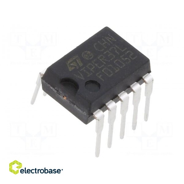 IC: driver | flyback | PWM controller | DIP10 | 3A | 800V | Ch: 1 | 54÷66kHz