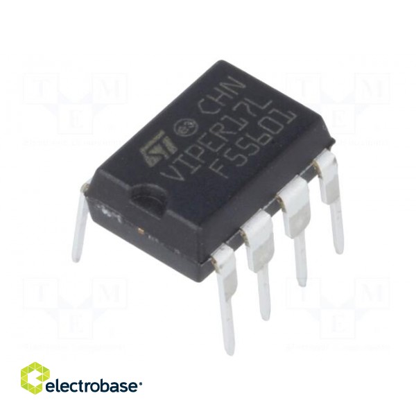 IC: driver | flyback | PWM controller | DIP7 | 2.5A | 800V | Ch: 1 | 0÷80% image 1