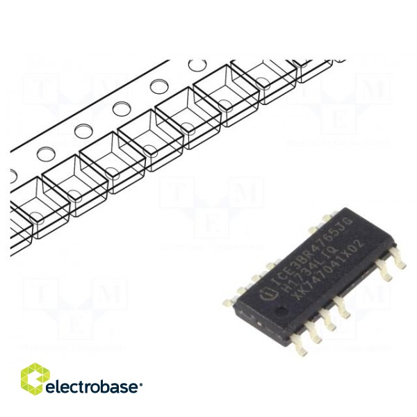 IC: PMIC | PWM controller | 2.32A | 65kHz | Ch: 1 | PG-DSO-12 | flyback