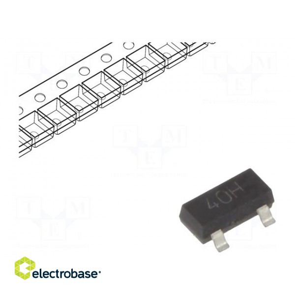 IC: voltage reference source | 4.096V | ±1% | SOT23 | reel,tape | 5mA paveikslėlis 1