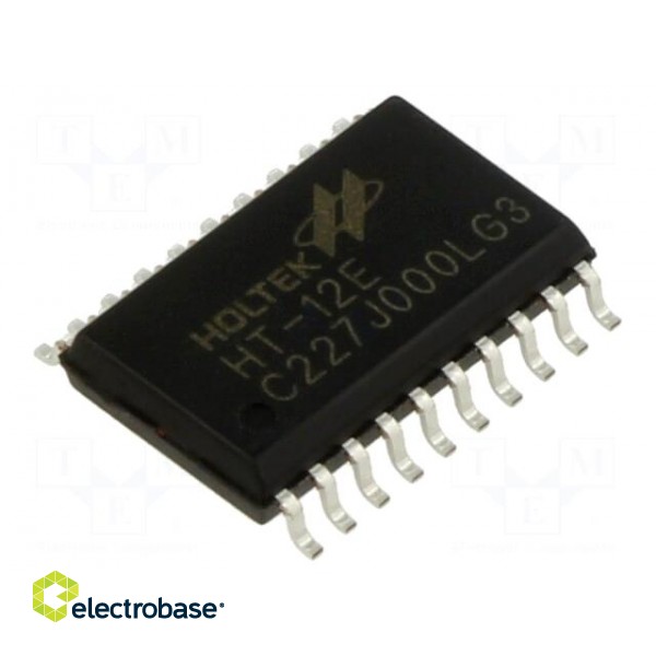 IC: remote control encoder | SOP20 | tube | 2.4÷12VDC