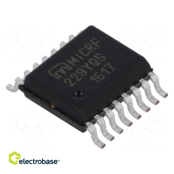Integrated circuit: RF  receiver | serial,transparent | QSOP16