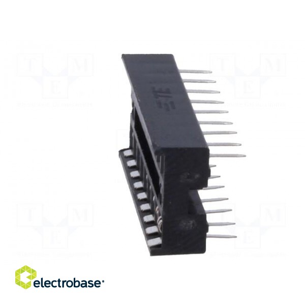 Socket: integrated circuits | DIP18 | 7.62mm | THT | Pitch: 2.54mm image 3