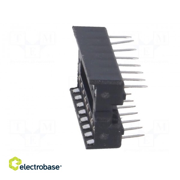 Socket: integrated circuits | DIP16 | 7.62mm | THT | Pitch: 2.54mm image 3