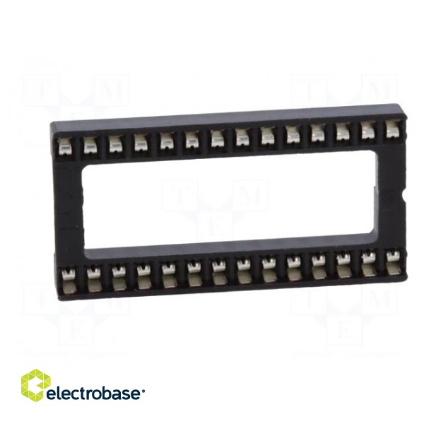 Socket: integrated circuits | DIP28 | 15.24mm | THT | Pitch: 2.54mm image 9