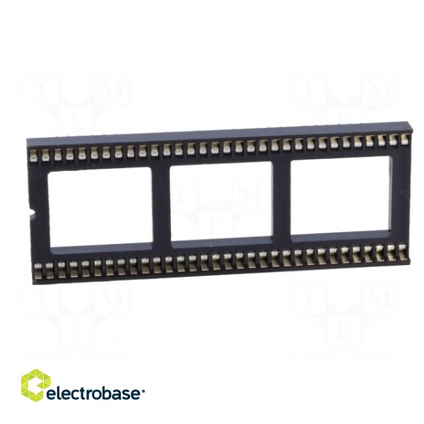 Socket: integrated circuits | DIP64 | 19.05mm | THT | Pitch: 1.778mm фото 9