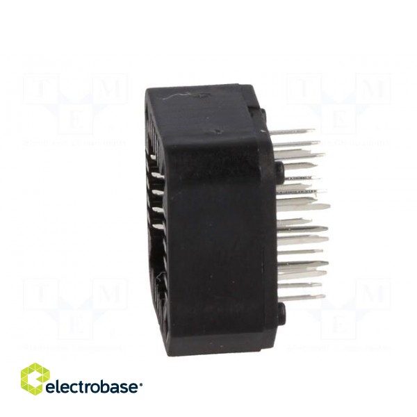 Socket: PLCC | PIN: 20 | phosphor bronze | tinned | 1A | THT image 3