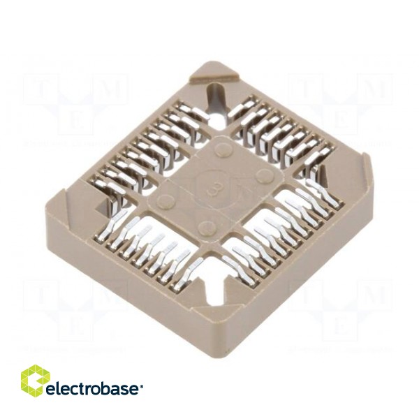 Socket: PLCC | PIN: 32 | phosphor bronze | tinned | 1A | SMT image 2
