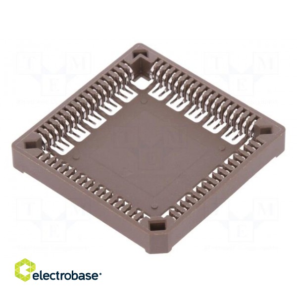 Socket: integrated circuits | PLCC68 | phosphor bronze | tinned | 1A image 1