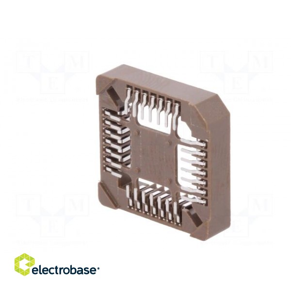 Socket: integrated circuits | PLCC28 | phosphor bronze | tinned | 1A image 6