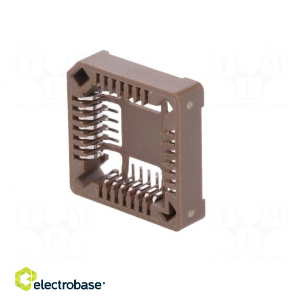Socket: integrated circuits | PLCC28 | phosphor bronze | tinned | 1A image 2