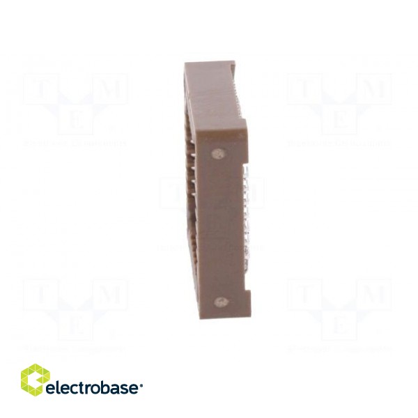 Socket: integrated circuits | PLCC28 | phosphor bronze | tinned | 1A image 3