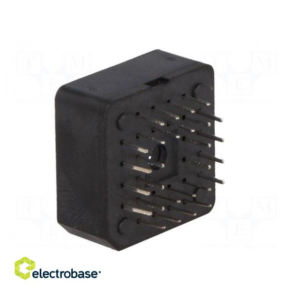 Socket: PLCC | PIN: 28 | phosphor bronze | tinned | 1A | THT image 4