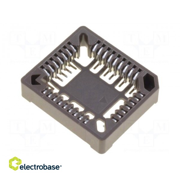 Socket: PLCC | PIN: 32 | phosphor bronze | 1A | thermoplastic | UL94V-0