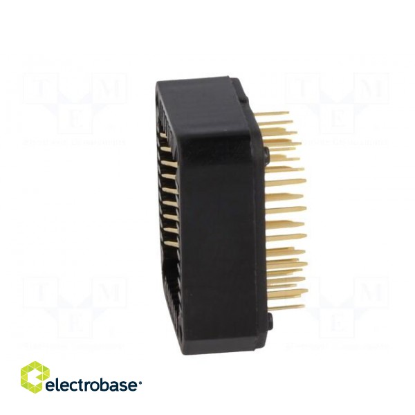 Socket: PLCC | PIN: 32 | phosphor bronze | gold-plated | 1A | THT image 3