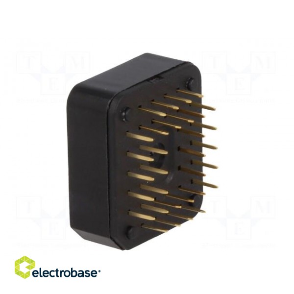 Socket: PLCC | PIN: 32 | phosphor bronze | gold-plated | 1A | THT image 4