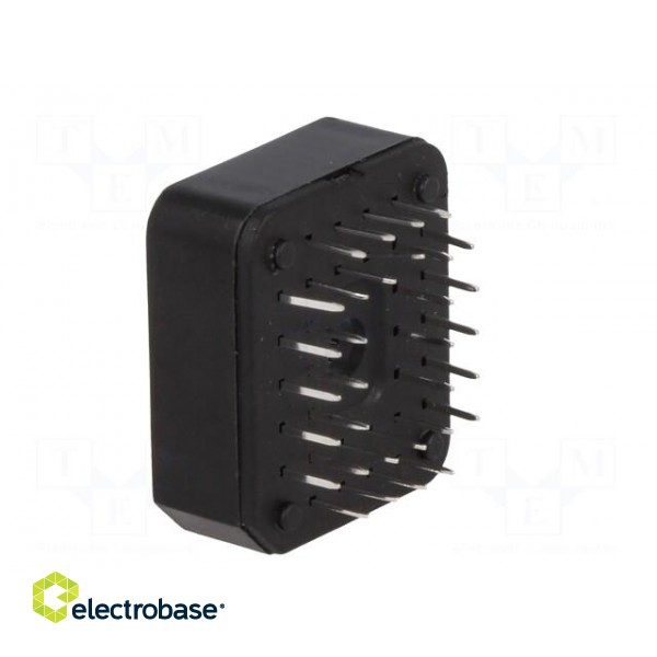 Socket: integrated circuits | PLCC32 | THT | phosphor bronze | tinned image 4