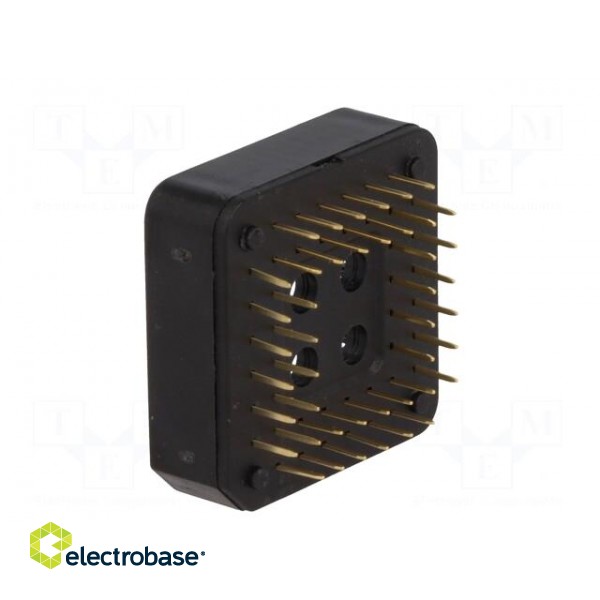 Socket: PLCC | PIN: 44 | phosphor bronze | gold-plated | 1A | THT image 4