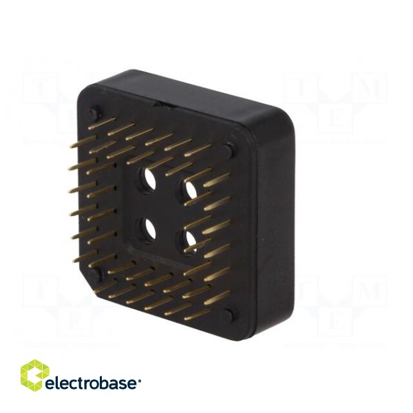 Socket: PLCC | PIN: 44 | phosphor bronze | gold-plated | 1A | THT image 6