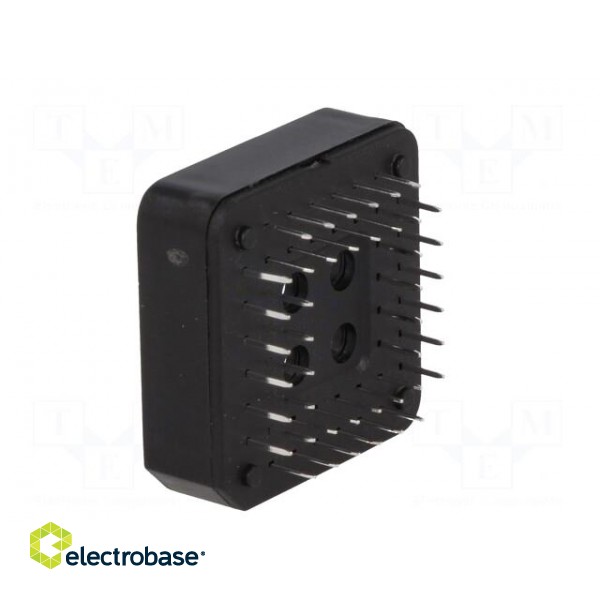 Socket: integrated circuits | PLCC44 | THT | phosphor bronze | tinned image 4