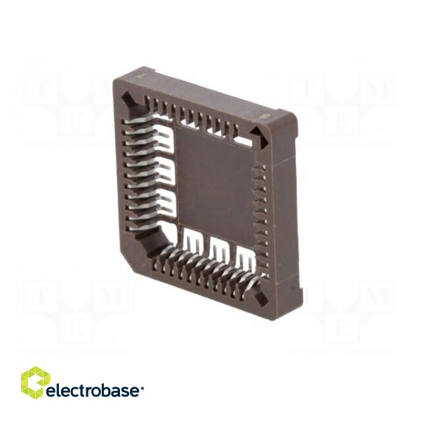 Socket: PLCC | PIN: 44 | tinned | 1A | SMT | Package: cut from reel image 2