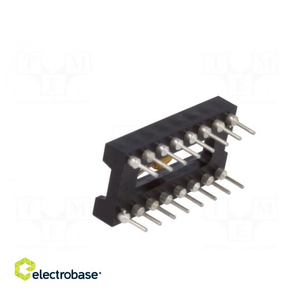 Socket: integrated circuits | DIP16 | Pitch: 2.54mm | precision | THT paveikslėlis 4