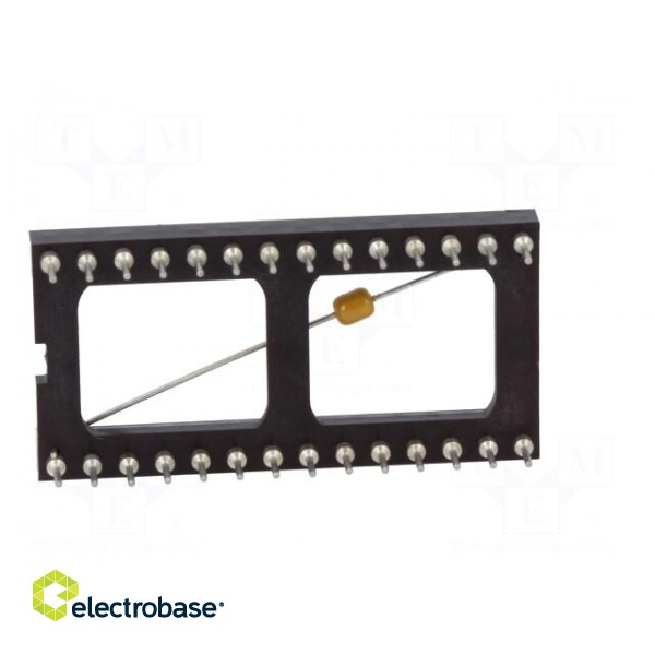 Socket: integrated circuits | DIP28 | Pitch: 2.54mm | precision | THT image 5