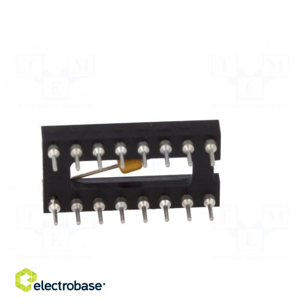 Socket: integrated circuits | DIP16 | Pitch: 2.54mm | precision | THT paveikslėlis 5