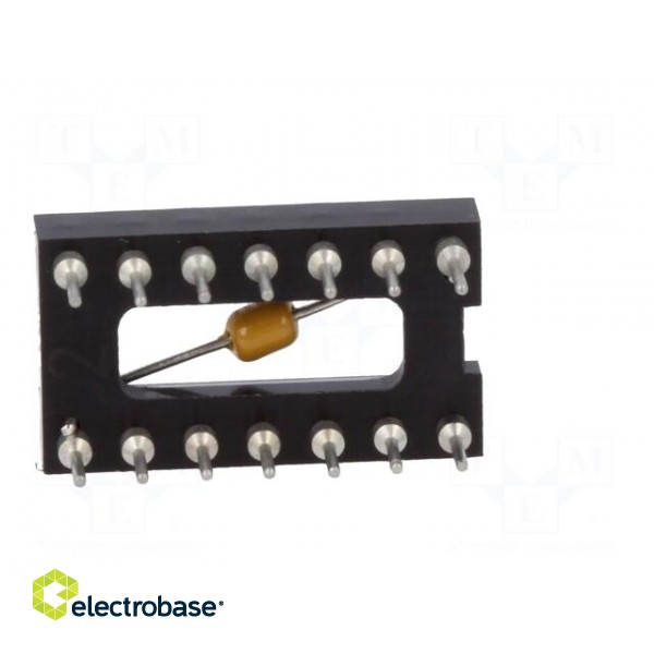 Socket: DIP | PIN: 14 | Pitch: 2.54mm | precision | THT | gold-plated фото 5
