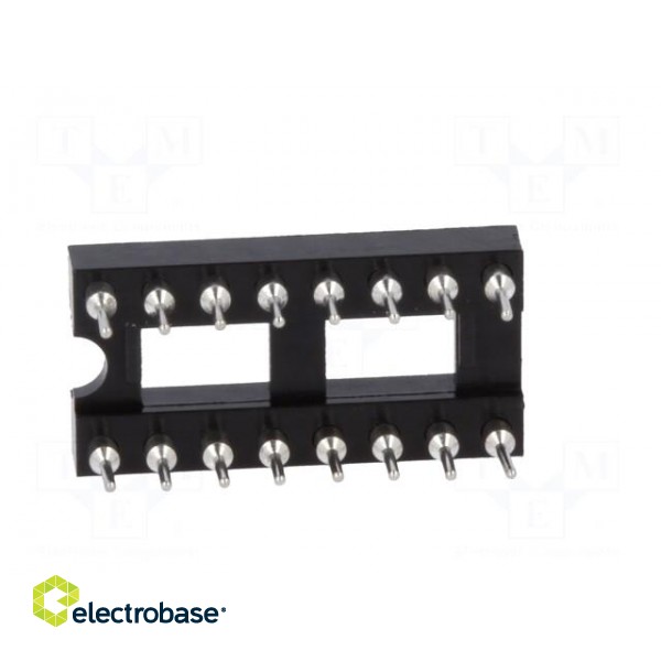 Socket: integrated circuits | DIP16 | Pitch: 2.54mm | precision | THT image 5