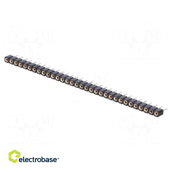 Socket: integrated circuits | SIL32 | Pitch: 2.54mm | precision | THT фото 1