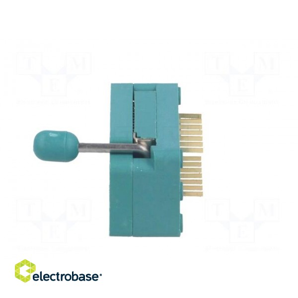 Socket: DIP | ZIF | PIN: 14 | 7.62mm | demountable | -40÷105°C | THT | 50VDC paveikslėlis 5