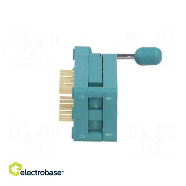 Socket: DIP | ZIF | PIN: 14 | 7.62mm | demountable | -40÷105°C | THT | 50VDC image 9