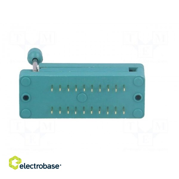 Socket: DIP | ZIF | PIN: 20 | 7.62mm | demountable | -40÷105°C | THT | 50VDC image 7