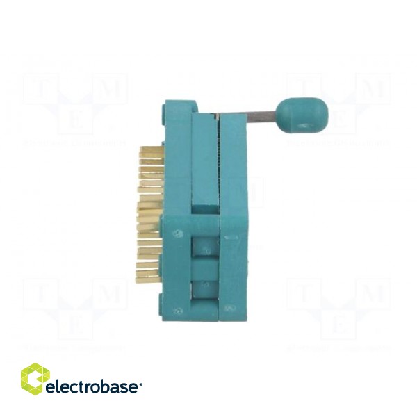 Socket: DIP | ZIF | PIN: 24 | 7.62mm | demountable | -40÷105°C | THT | 50VDC paveikslėlis 9