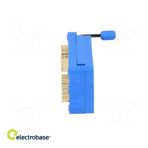 Socket: DIP | ZIF | PIN: 28 | 15.24mm | demountable | -25÷70°C | THT | 50VDC image 9