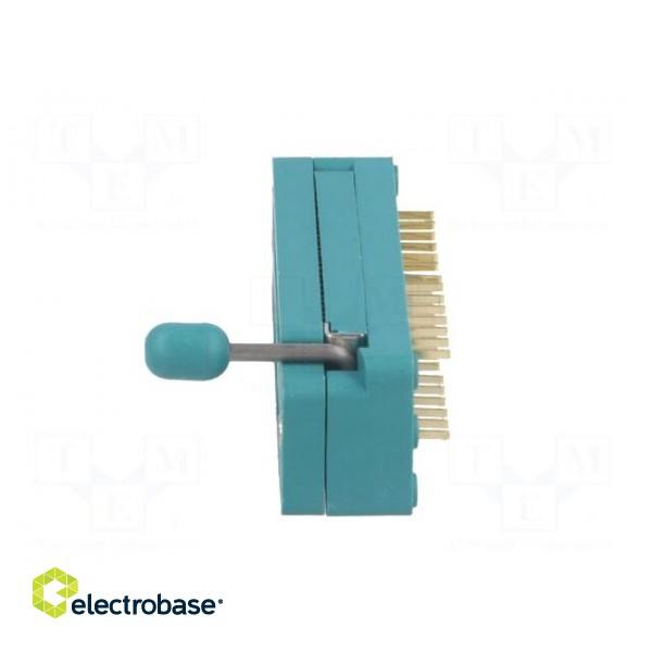 Socket: DIP | ZIF | PIN: 28 | 7.62mm | demountable | -40÷105°C | THT | 50VDC image 5
