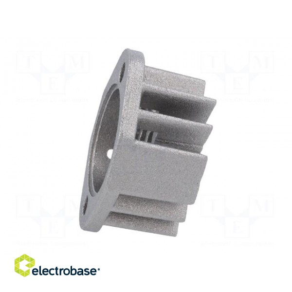 Heatsink: cast | grilled | TO3 | natural | L: 40mm | W: 27mm | H: 19.1mm image 7