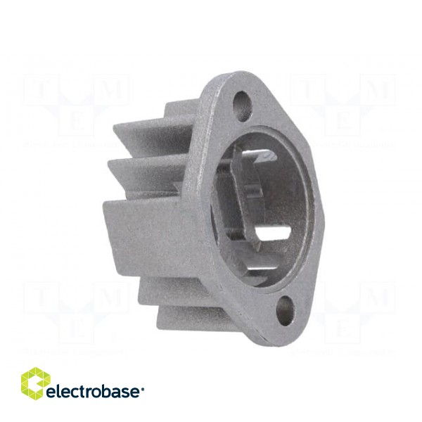 Heatsink: cast | grilled | TO3 | natural | L: 40mm | W: 27mm | H: 19.1mm image 4