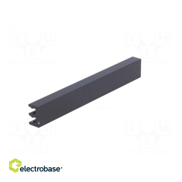Heatsink: extruded | grilled | black | L: 75mm | W: 10mm | H: 6mm | anodized image 4