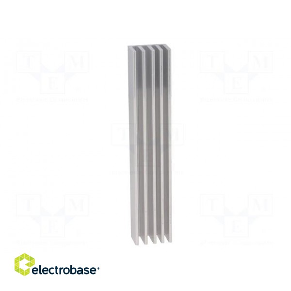 Heatsink: extruded | grilled | natural | L: 100mm | W: 19mm | H: 14mm image 9