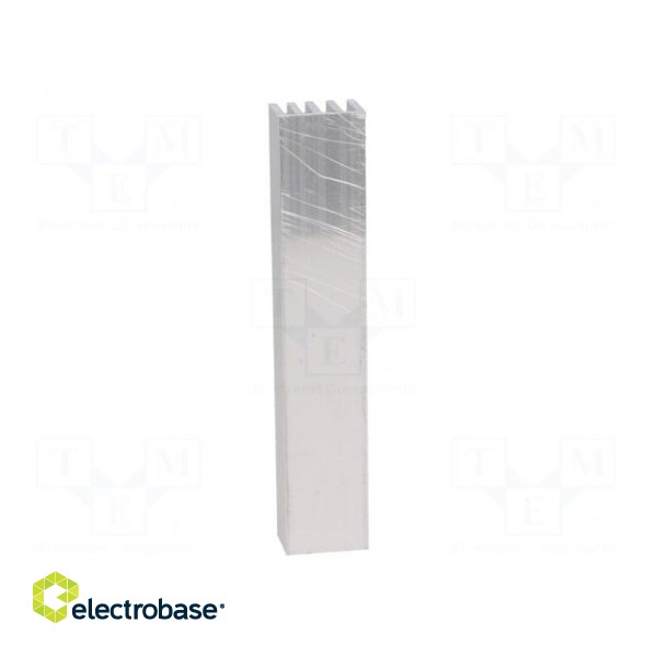Heatsink: extruded | grilled | natural | L: 100mm | W: 19mm | H: 14mm image 5