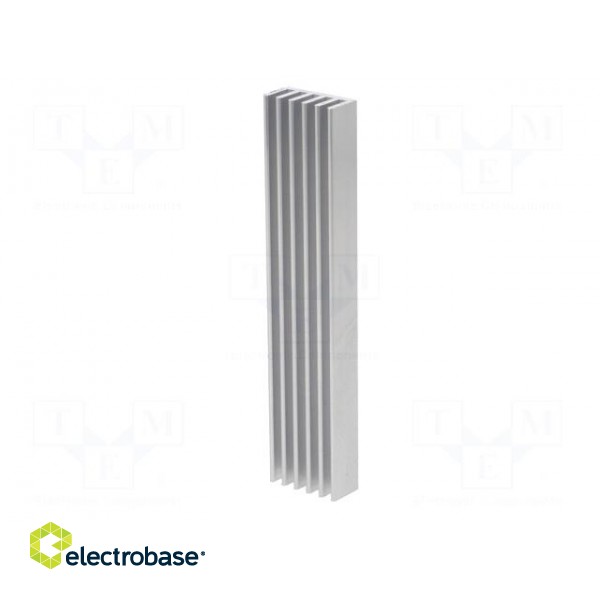 Heatsink: extruded | grilled | natural | L: 100mm | W: 21mm | H: 10mm image 2