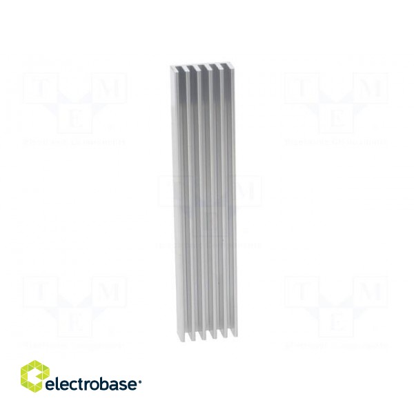 Heatsink: extruded | grilled | natural | L: 100mm | W: 21mm | H: 10mm image 9