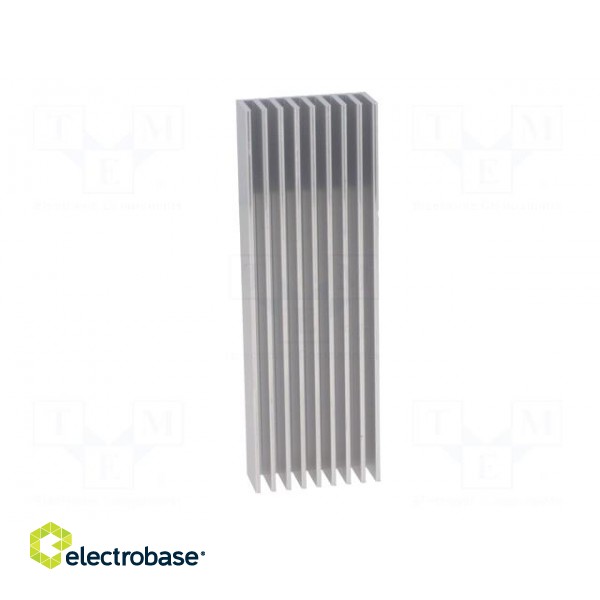 Heatsink: extruded | grilled | natural | L: 100mm | W: 33mm | H: 14mm | raw image 9