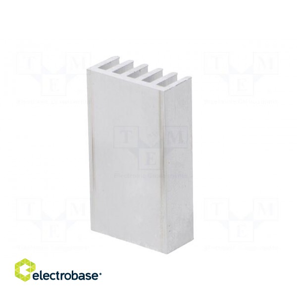 Heatsink: extruded | grilled | natural | L: 37.5mm | W: 21mm | H: 10mm image 6