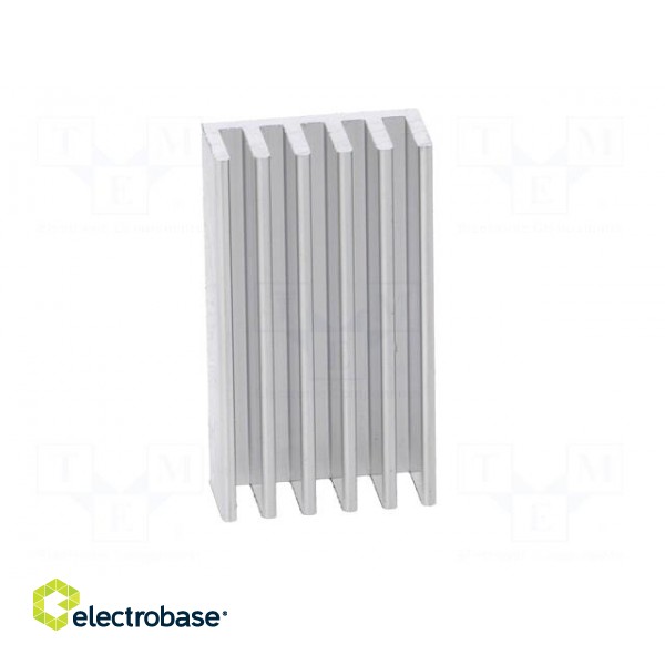 Heatsink: extruded | grilled | natural | L: 37.5mm | W: 21mm | H: 10mm image 9